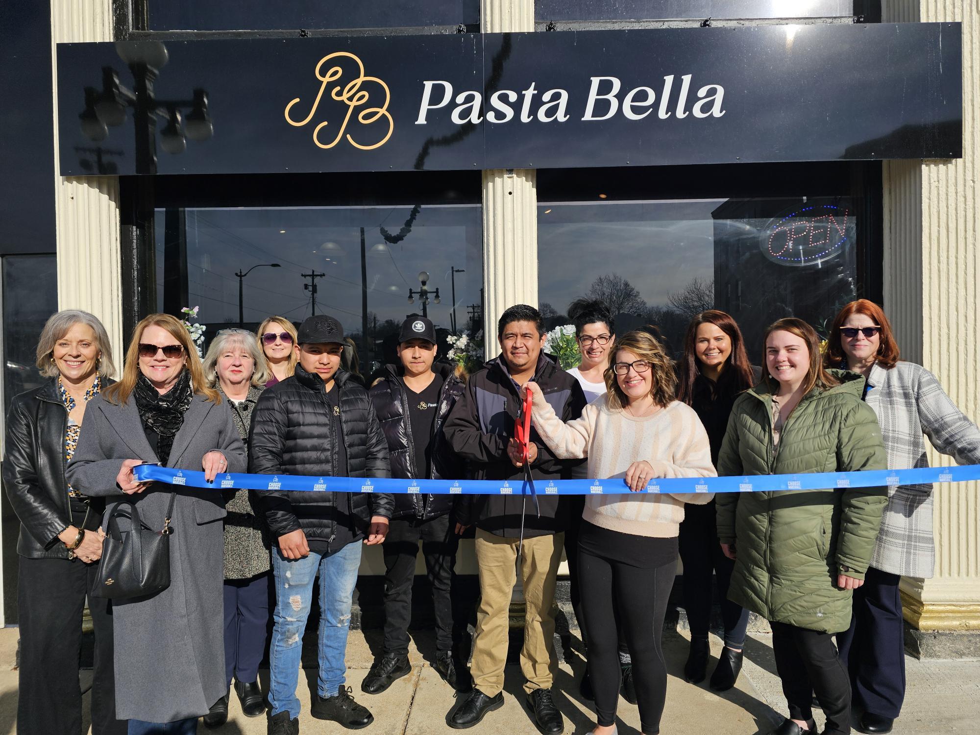 Pasta Bella Ribbon Cutting